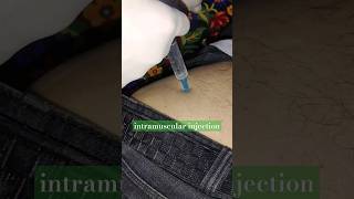 intramuscular injection  #injection