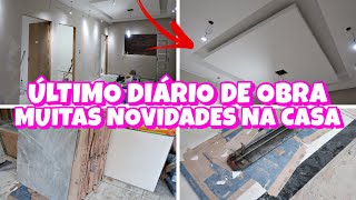 DIÁRIO DE OBRA #25 / ÚLTIMO DIÁRIO DE OBRA NA PARTE DE DENTRO, MUITAS NOVIDADES NA OBRA, FALTA POUCO