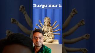 Durga mata murti making with bal gnesha|#shorts #youtubeshorts #trending