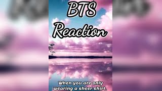 😳😍When you wear a shear shirt... BTS Reaction 😝💜