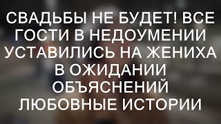 Жених отменяет свадьбу: гости в шоке и ждут объяснений Истории любви