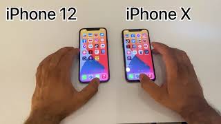 iPhone 12 vs iPhone X |full speed comparison& PuBg graphics test.