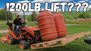 How Much Lift Can You Get Increasing Hydraulic Pressure on My Kubota Tractor?