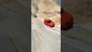 Cars vs Unfinished Road – BeamNG.Drive #shorts