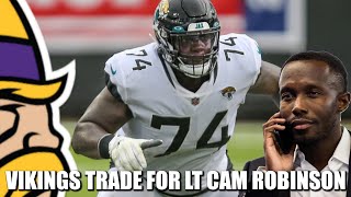 BLOCKBUSTER: Vikings Trade for Jaguars LT Cam Robinson for 2026 Day 3 Draft Pick Swap 🚨🚨