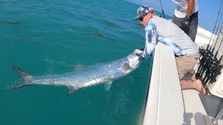 Key West Tarpon Fishing BIG Fish Caught!