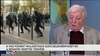 Völgyesi: A rendőrség parancsra cselekedett, a politikai hatalomé a felelősség