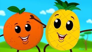 Five Little Fruits Jumping On The Bed, Cartoon Videos and Nursery Rhymes for Kids