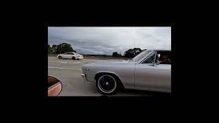 chevelles rolling down bayarea freeway to olds vs cutlass show 2022