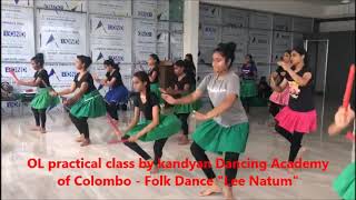 Kandyan Dancing Classes with theory and practicals for OL & AL students at Nugegoda--folk dance