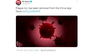 plague inc. is banned in china because of the corona virus