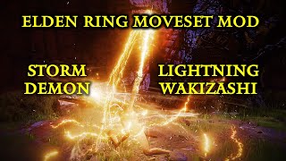 Elden Ring Dexterity Scaling S Lightning Dagger, Wakizashi, Storm Demon