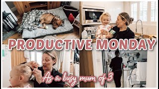 A PRODUCTIVE MONDAY VLOG | SPEND MONDAY WITH ME AS A BUSY MUM OF 3 | Emma Nightingale