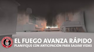 FSRI: El fuego avanza rápido. Planifique con anticipación para salvar vidas.