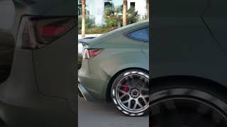 #SHORTS Craziest Tesla Model 3 Customization: #Cyber3 Limited Edition by TSK