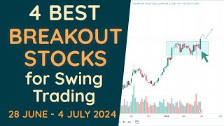 BREAKOUT STOCKS for Tomorrow for Swing Trading ( Stocks Analysis 28  June - 04 July 2024, in Hindi )