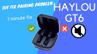 DIY FIX RIGHT BUD - БЕЗ ЗВУКА - HAYLOU GT6