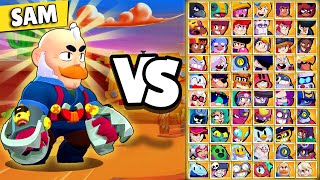 Sam VS Every Brawler !!! Sam  1v1 Gus  Robo Factory Brawl Stars