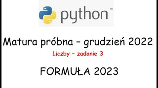 Matura informatyka 2023 - Matura próbna CKE grudzień 2022 - Zadanie 3 - Liczby (Sito Eratostenesa)