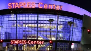 Walking around staples center!