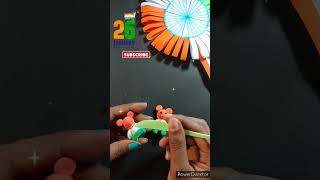 DIY Hairclip for Republic day 🇮🇳🥰 #shorts #trending #youtubeshorts #shortvideo #viral #republicday