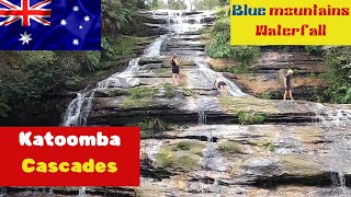 Katumba Cascades Waterfall | Blue Mountains waterfall | Australia Waterfalls, Scenic View #subscribe