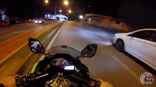 NINJA 300- RACHINHA COM O FIAT BRAVO !!!