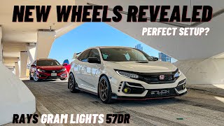 BEST Type R Mod? NEW WHEELS INSTALL (Rays Gram Lights 57DR)