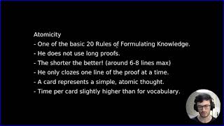 Spaced Repetition for Mathematics: A Quick Summary