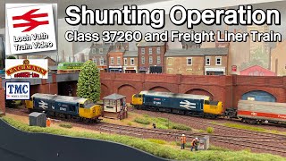 Bachmann Class 37260 in shunting operation Freight Liner