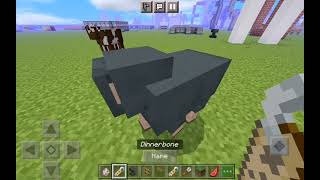 how to make a upside down sheep name tag called "Dinnerbone