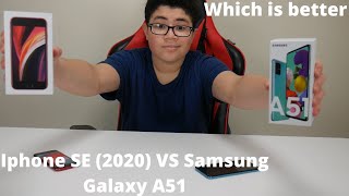 Samsung Galaxy A51 VS iPhone SE (2020) Что лучше