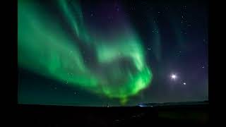 Timelapse: Northern Lights in Iceland (speed-up 400x)