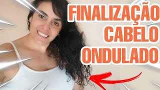 COMO FINALIZAR CABELO ONDULADO (QUE NÃO É NEM LISO, NEM ENROLADO E NEM CACHEADO) | Selma Rocha