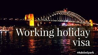 Australian Working Holiday Visa