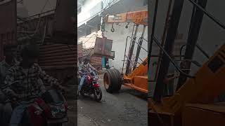 Plastic Recycle Machine ♻️ Unload by Heavy Labour #viral #technology #ytshort #city #yt