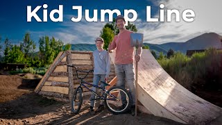 New Backyard Jump Line - Fine Tuning and Riding!