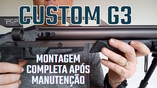 P.C.P. Custom G3  montagem completa passo a passo, após manutenção!!