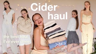 Comfy TRY-ON HAUL for fall & winter | ft. Cider