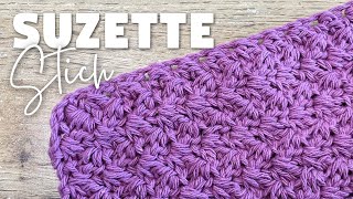 Anleitung Suzette Stitch häkeln | Häkelmuster für Anfänger