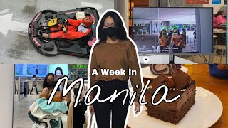 A Week in Manila || Traveling alone, shopping, ♾️food-gala, go cart & more!!!