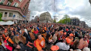 This is Amsterdam during King's Day