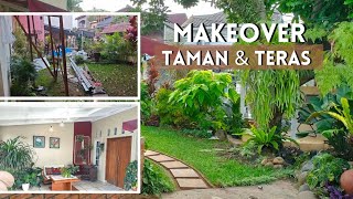 MAKEOVER TAMAN & TERAS | low budget !!!