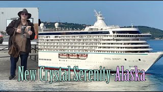 The New Crystal Serenity, Alaska Cruise, July 2024