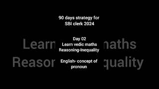 90 days beginners strategy for SBI clerk 2024#sbiclerk #banking