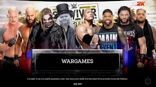 Roman Reigns The Rock & The Bloodline Vs the Wyatt Family Survivor Series War Games Match..