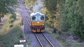 D6515 (33012)  arriving home tonight after its visit to the SVR Diesel gala, 24/05/22