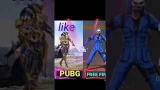 Pubg like vs free fire subscribe 😎