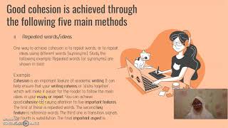 TOPIC 8 COHERENCE AND COHESION // WAHYU TRI LESTARI