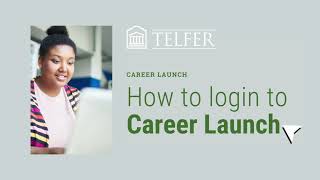 How to login to Career Launch